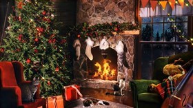Cozy Xmas Fireplace