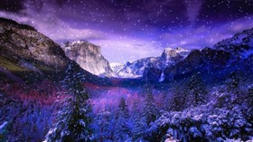 4K Yosemite Winter Dream
