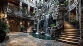 4K Castle Pool Falls