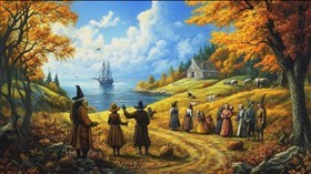 4K Pilgrim Thanksgiving