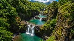 4K Drop Down Falls