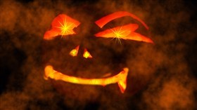 Burning Pumpkin