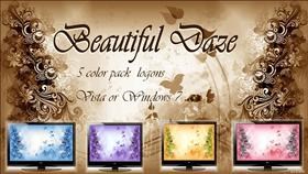 Beautiful Daze 5 color logons