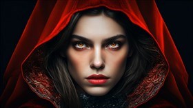 4K Lady In Red