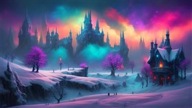 4K Castle Winter