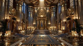 4K Pharaohs throne room