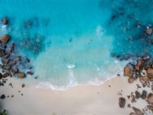 Anse Lazio Beach by Drone